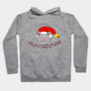 Christmas Cat Hoodie